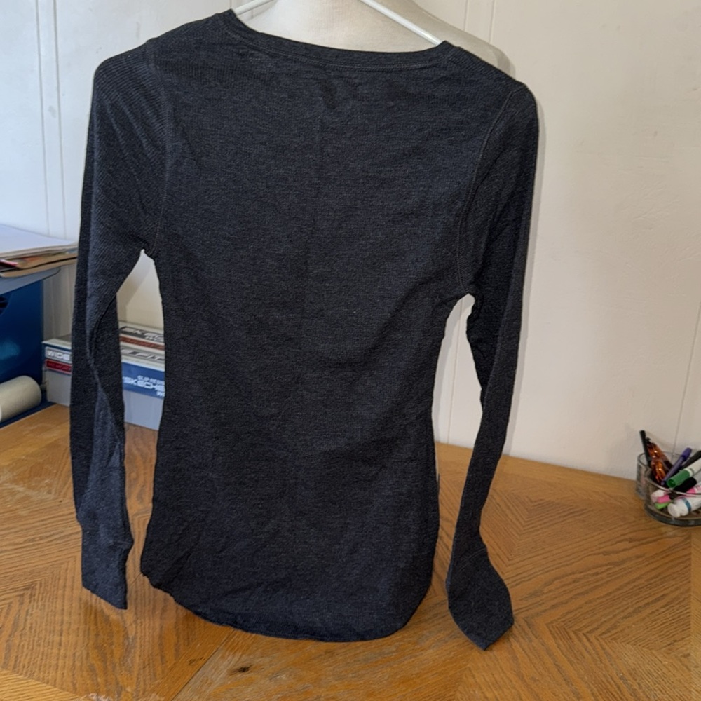 Dark Grey Long Sleeve Top - Picture 5 of 9